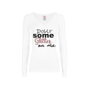 Pour Some Glitter on Me Long-Sleeve T-Shirt