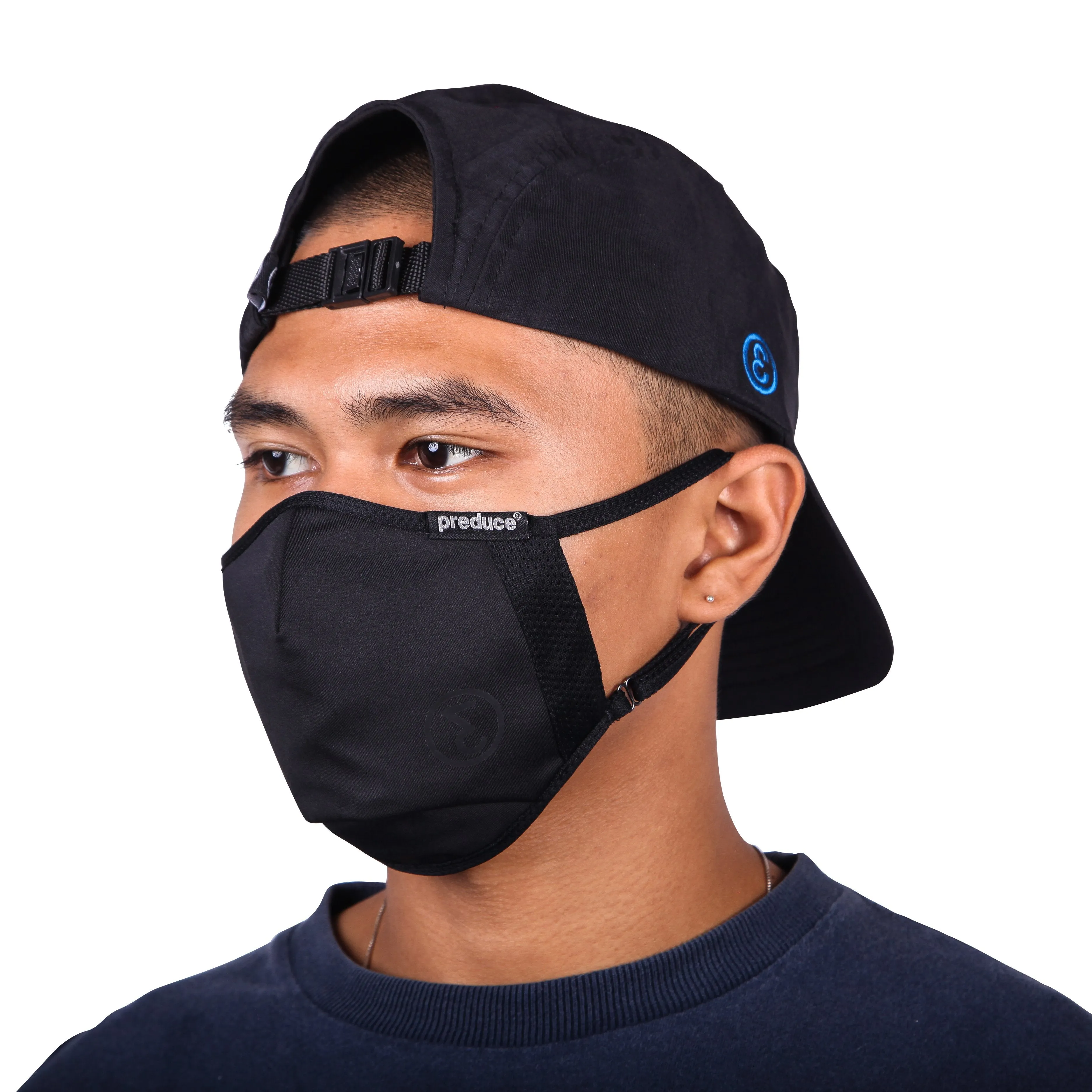 Preduce Face Mask Black/Black