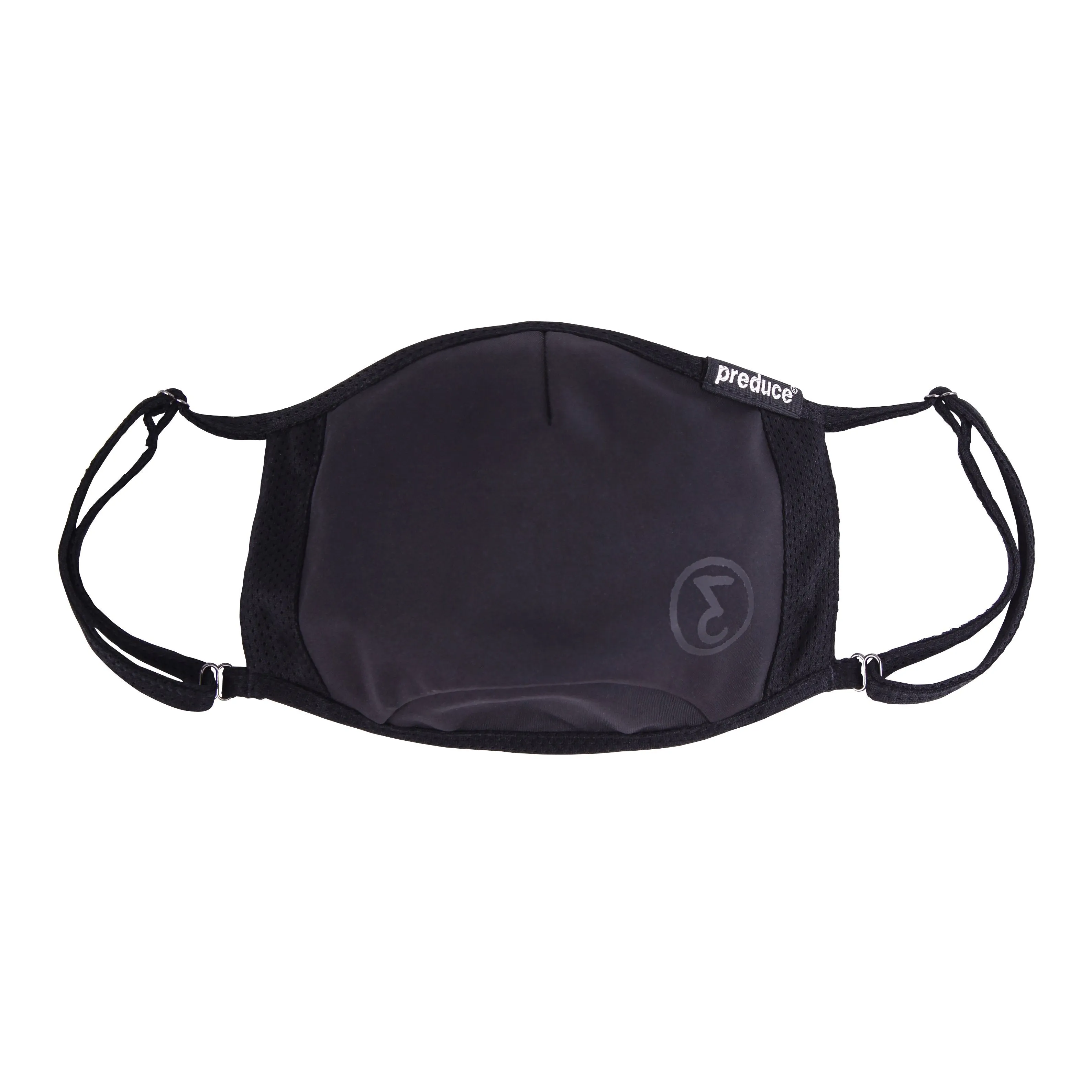 Preduce Face Mask Black/Black