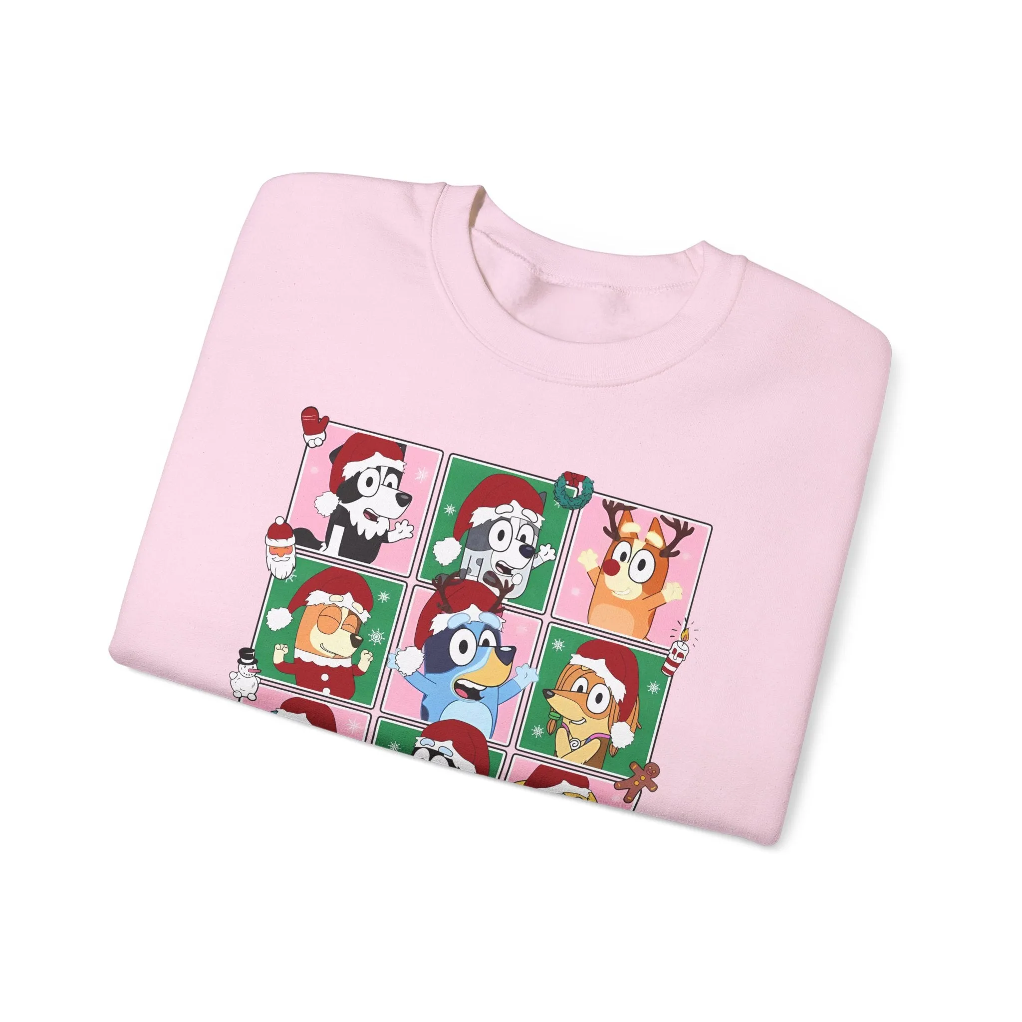 Princess Grace Festive Dog-Themed Crewneck Sweatshirt - Perfect Holiday Gift!