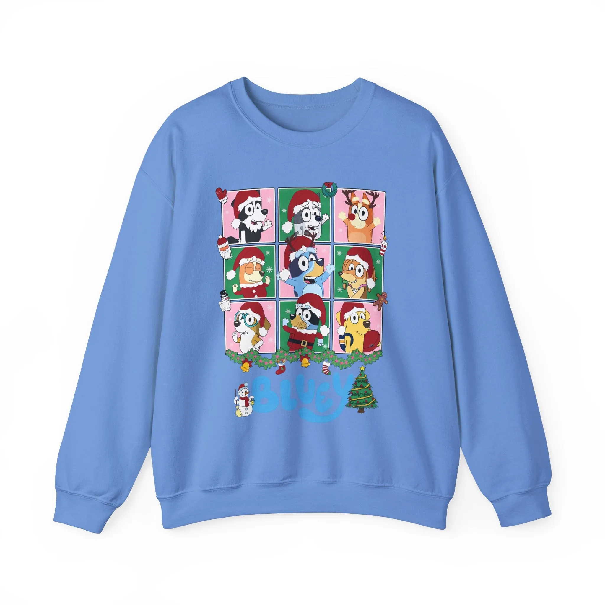 Princess Grace Festive Dog-Themed Crewneck Sweatshirt - Perfect Holiday Gift!