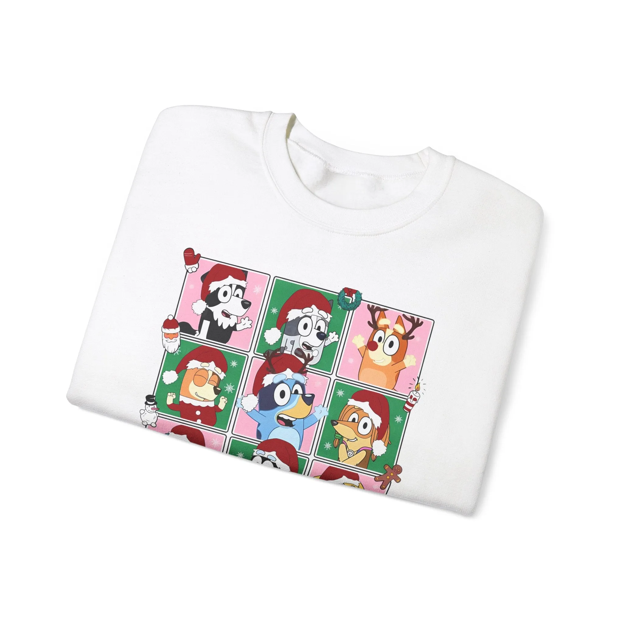 Princess Grace Festive Dog-Themed Crewneck Sweatshirt - Perfect Holiday Gift!