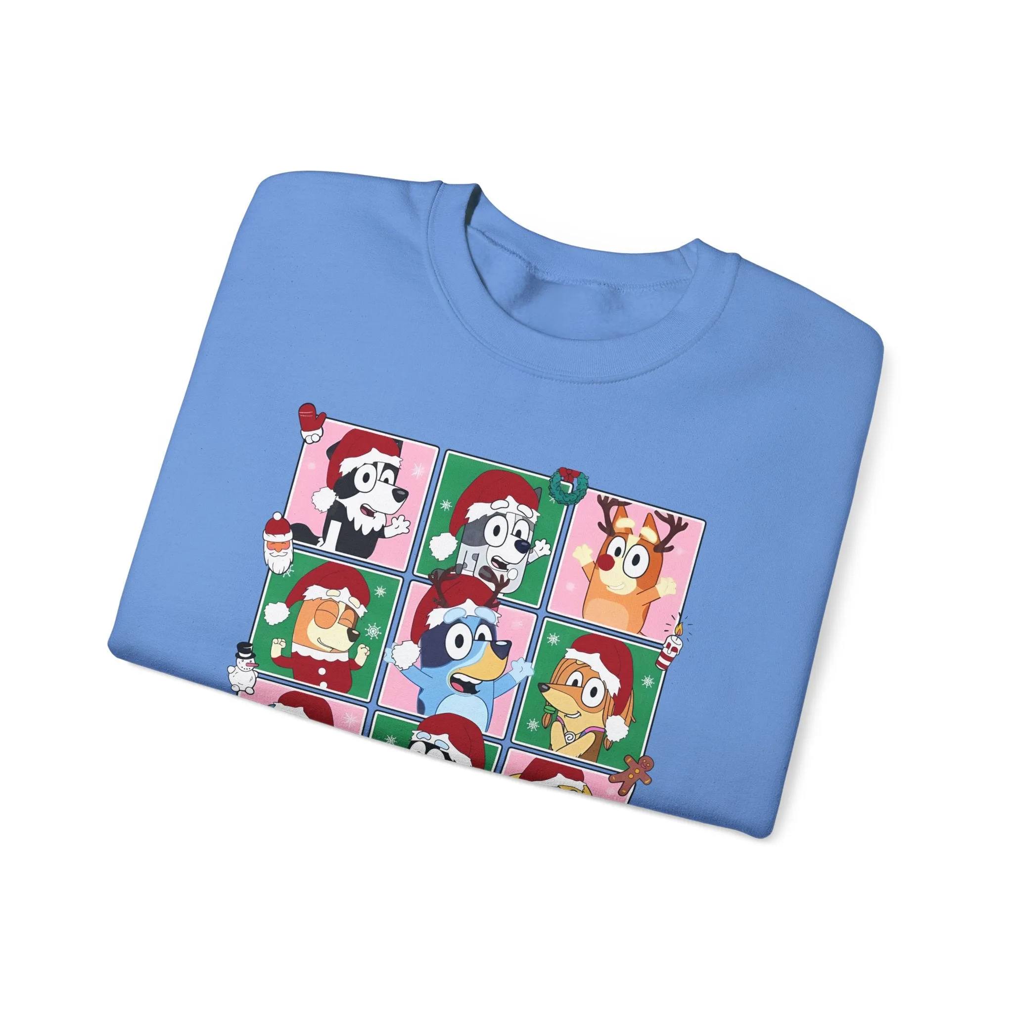 Princess Grace Festive Dog-Themed Crewneck Sweatshirt - Perfect Holiday Gift!