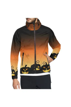 Pumpkin Patch All Over Print Windbreaker for Unisex (Model H23)