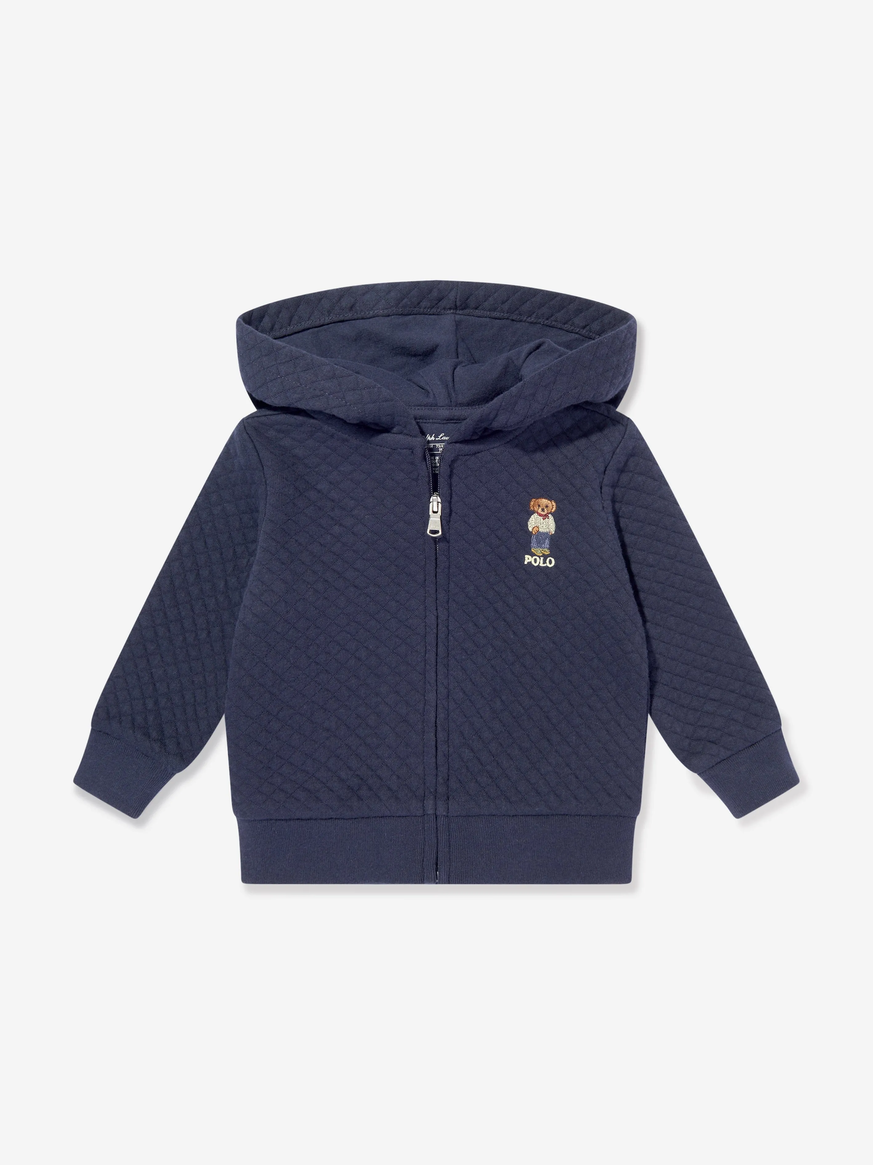 Ralph Lauren Baby Boys Quilted Bear Tracksuit in Navy