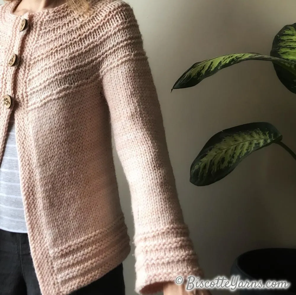 Really Ridgy Cardigan - Free Pattern