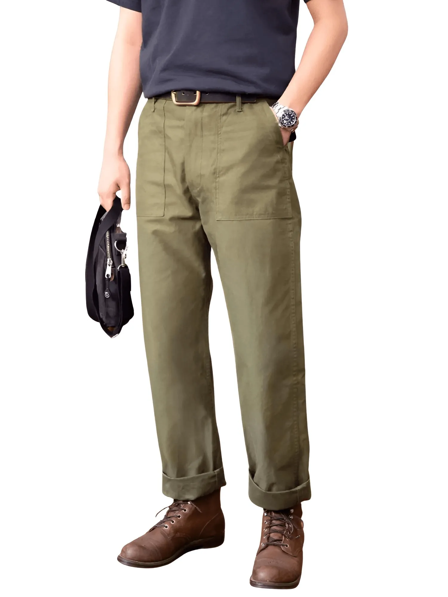 Red Tornado Pants Straight Fit Men's Military Style Work Trousers OG-107 Army Green or Black