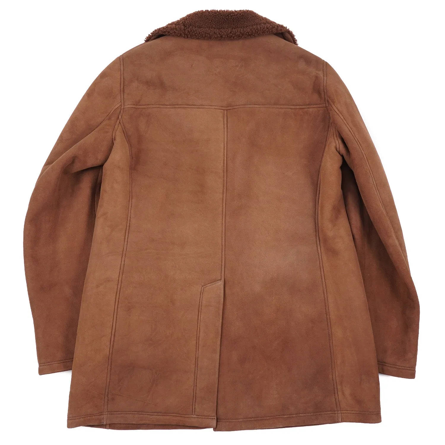 Rifugio Shearling Leather Mountain Coat