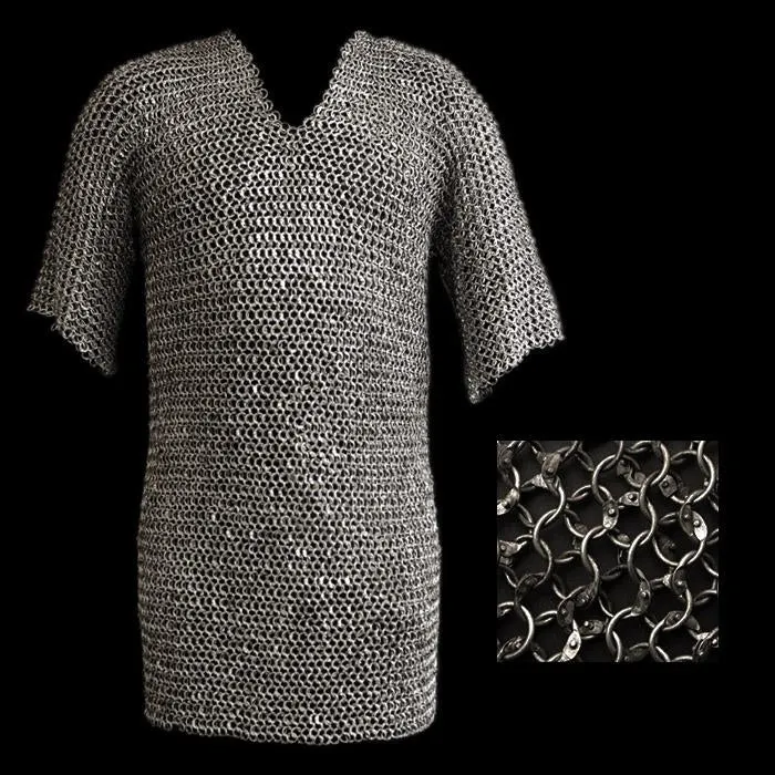 Riveted Steel Chainmail Shirt