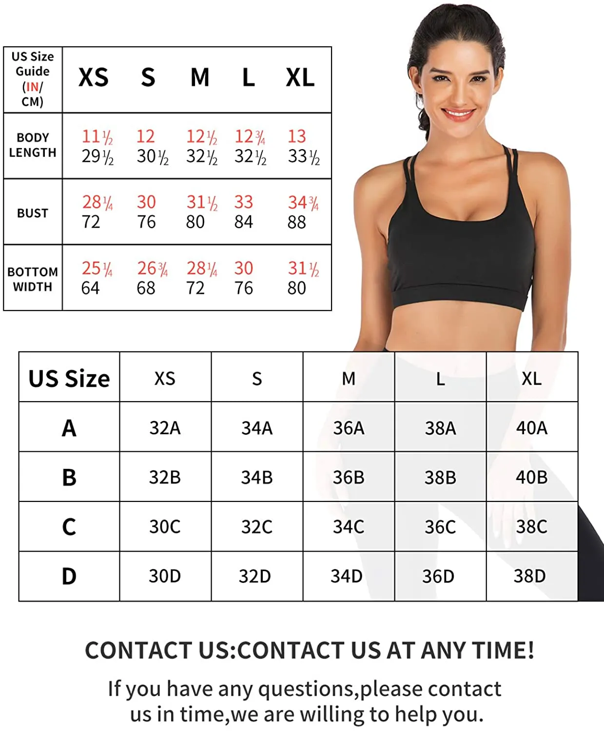 RUNNING GIRL Strappy Sports Bra for Women, Sexy Crisscross Back Medium Support Yoga Bra with Removable Cups