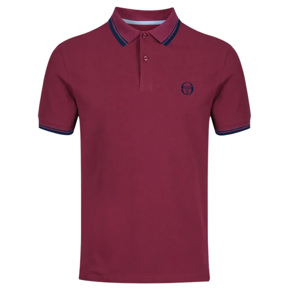 Sergio Tacchini Iconic Polo Shirt - Maroon