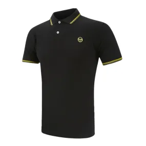 Sergio Tacchini Polo Shirt  - Black