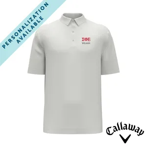 SigEp White Callaway Greek Letter Golf Polo