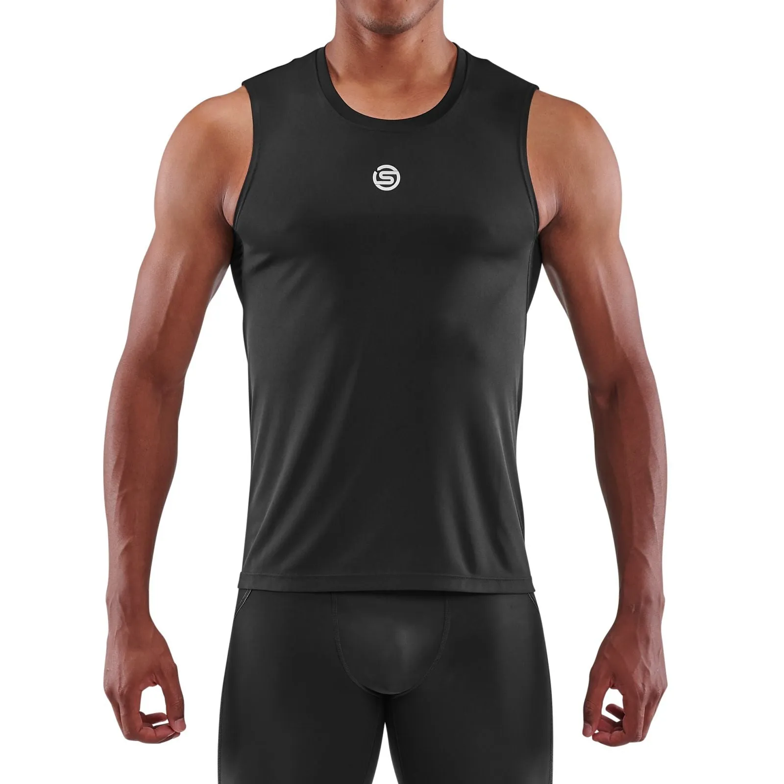 SKINS SERIES-3 MEN'S TANK TOP BLACK