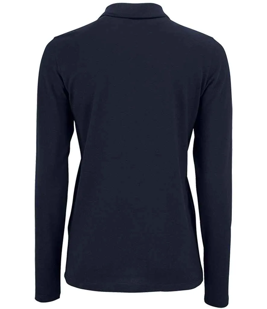 SOL'S Perfect Long Sleeve Pique Polo Shirt (Ladies)