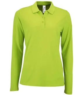 SOL'S Perfect Long Sleeve Pique Polo Shirt (Ladies)