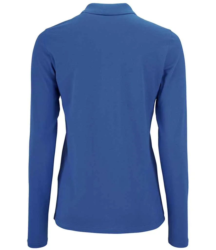 SOL'S Perfect Long Sleeve Pique Polo Shirt (Ladies)