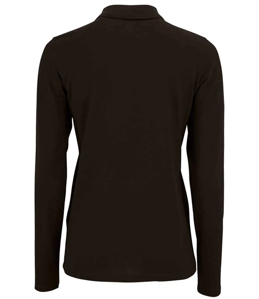 SOL'S Perfect Long Sleeve Pique Polo Shirt (Ladies)