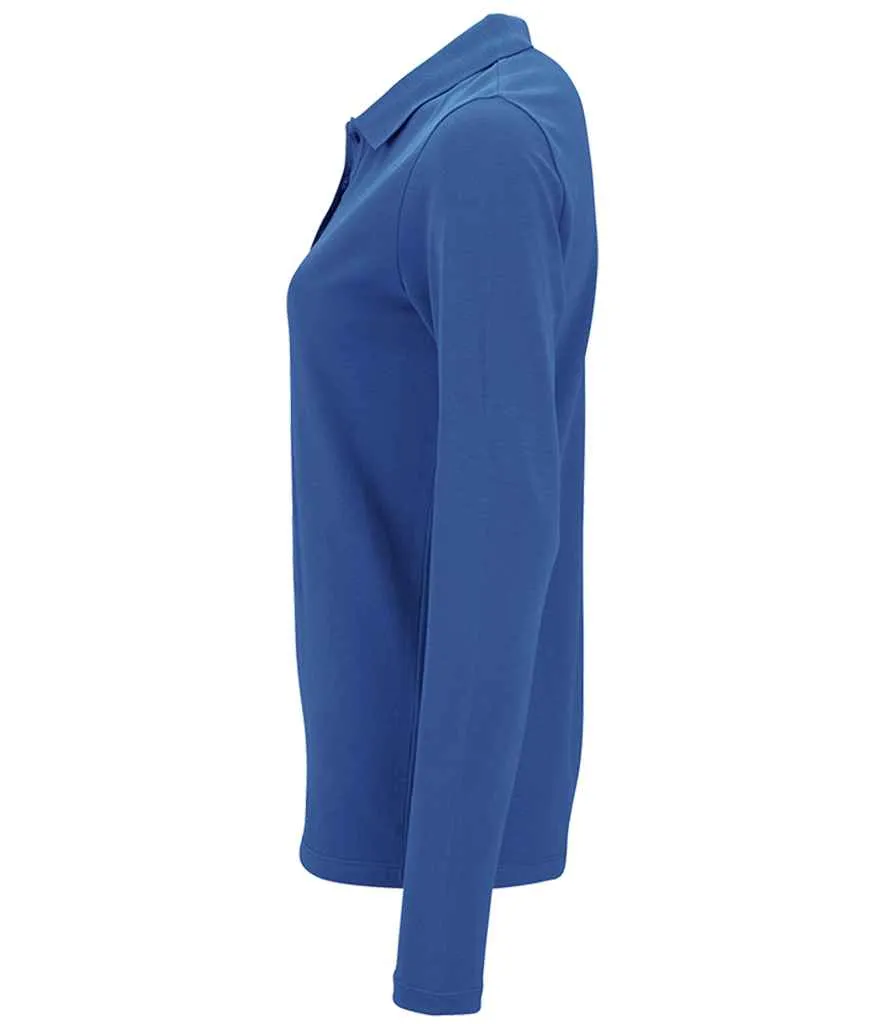 SOL'S Perfect Long Sleeve Pique Polo Shirt (Ladies)