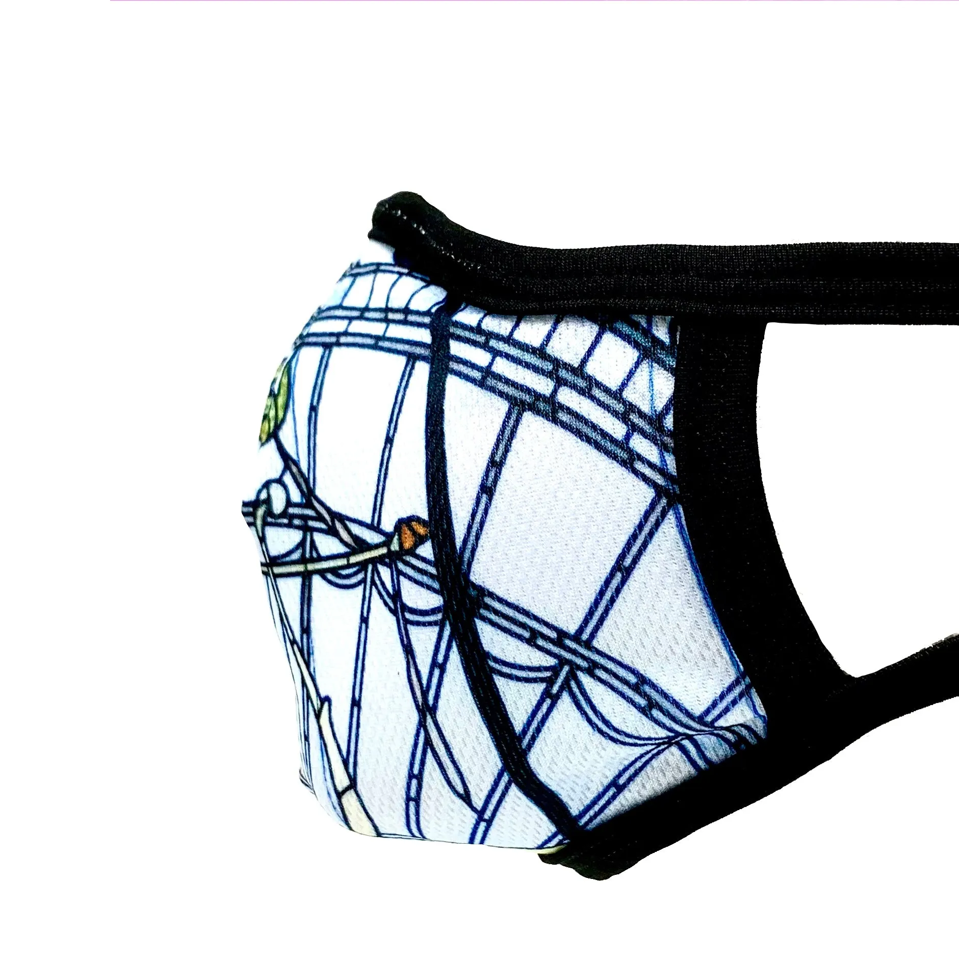 Stained-Glass Cotton Face Mask | Architectural Designs