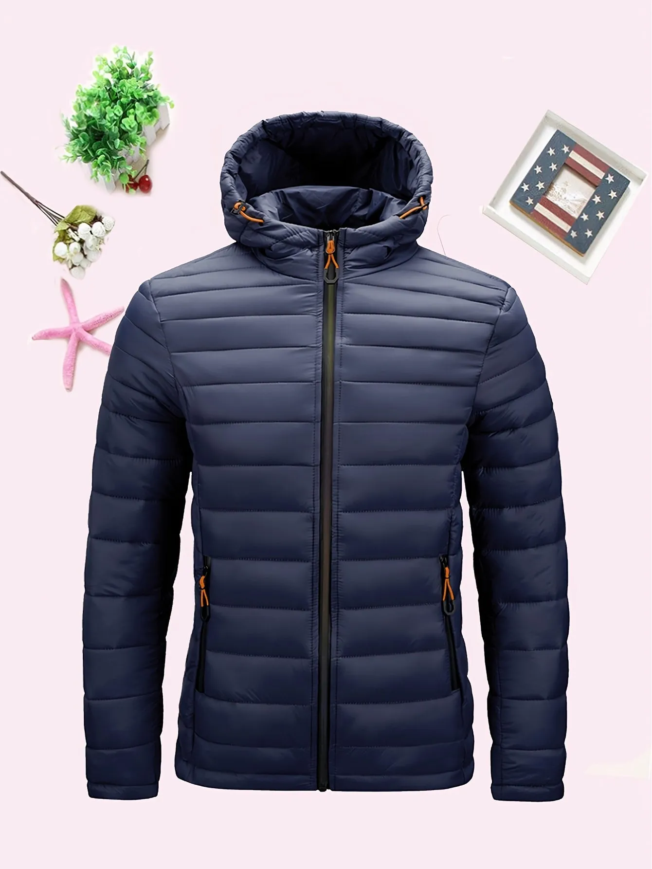 Stylish Pocket Hooded Coat - Water-Resistant, Windproof, and Insulated Long Sleeve Outwear for Fall and Winter - Women's Casual Clothing with Zipper Closure and Adjustable Cuffs