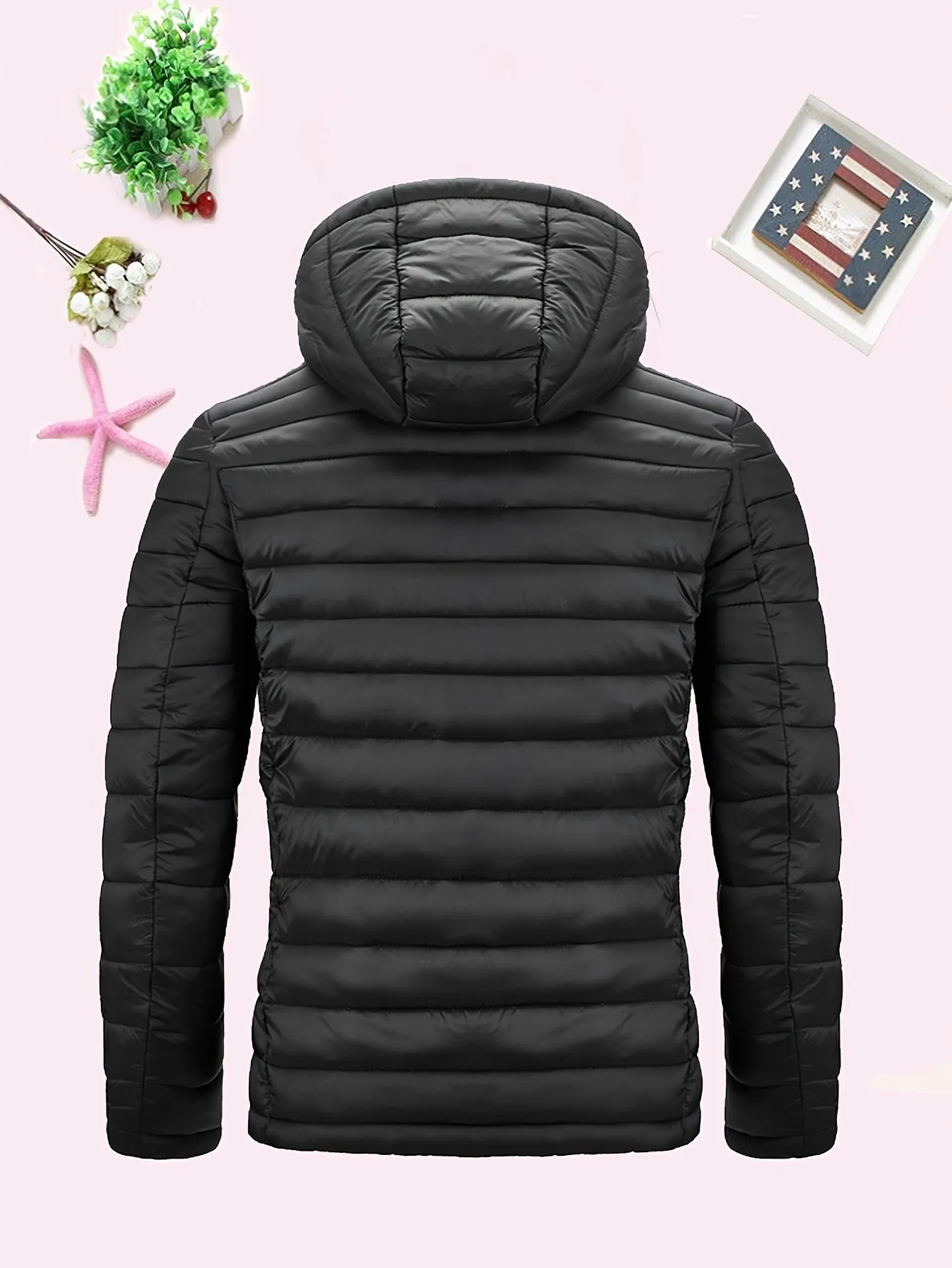 Stylish Pocket Hooded Coat - Water-Resistant, Windproof, and Insulated Long Sleeve Outwear for Fall and Winter - Women's Casual Clothing with Zipper Closure and Adjustable Cuffs