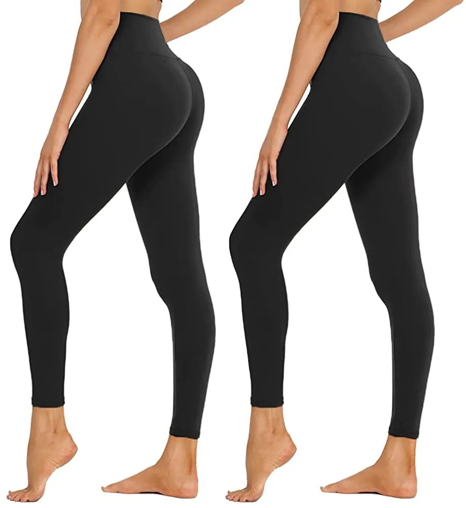 SYRINX High Waisted Leggings for Women - Buttery Soft Tummy Control Yoga Pants for Workout Running