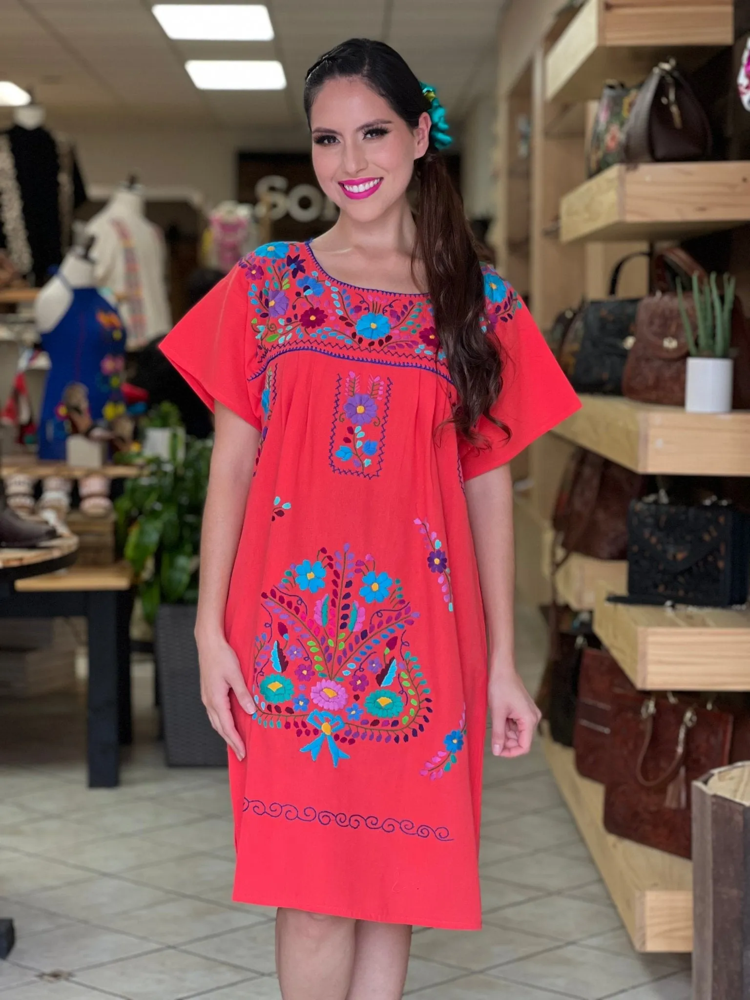 Tehuacan Fino Corto Dress