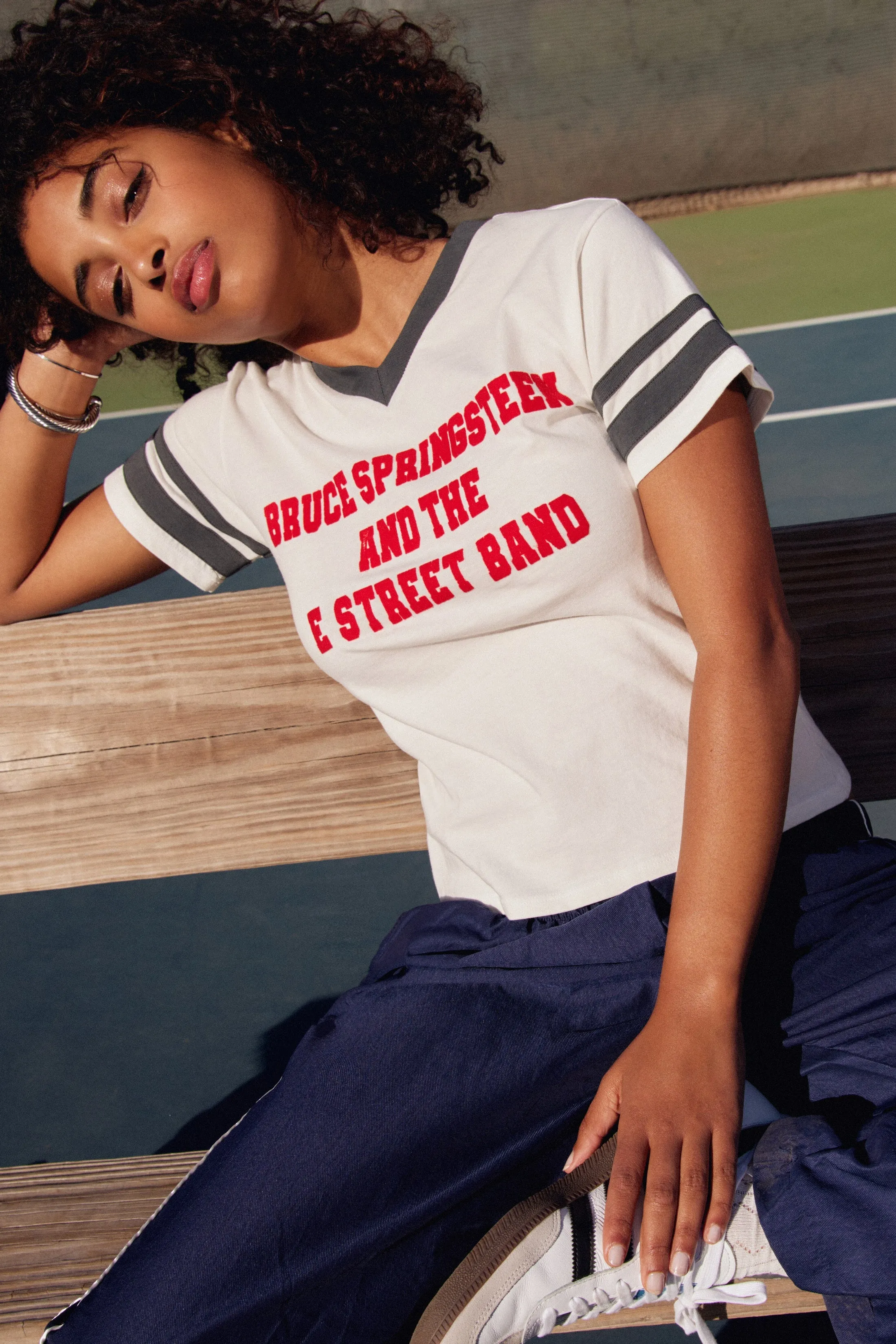 The Bruce Springsteen And The E Street Band Sporty Tee by Daydreamer