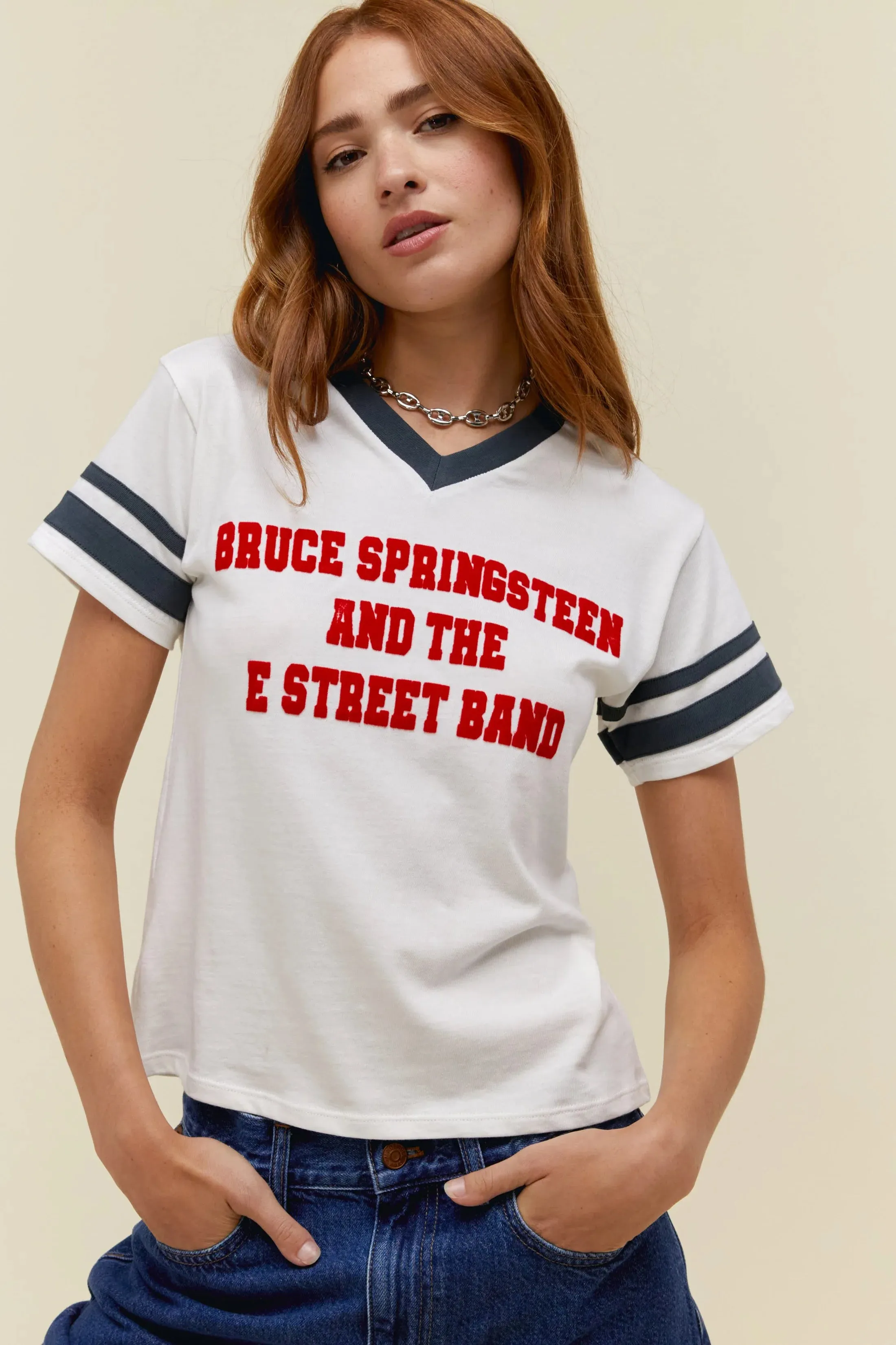 The Bruce Springsteen And The E Street Band Sporty Tee by Daydreamer