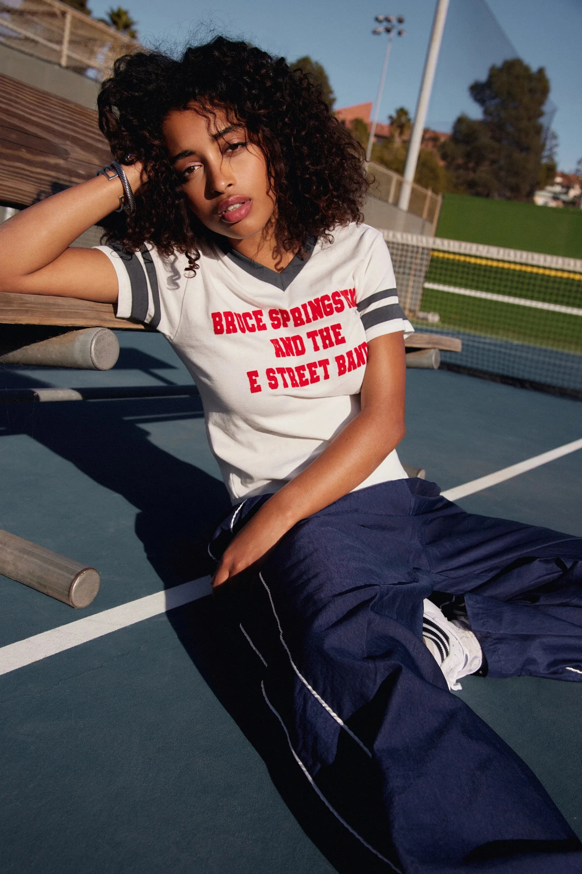 The Bruce Springsteen And The E Street Band Sporty Tee by Daydreamer