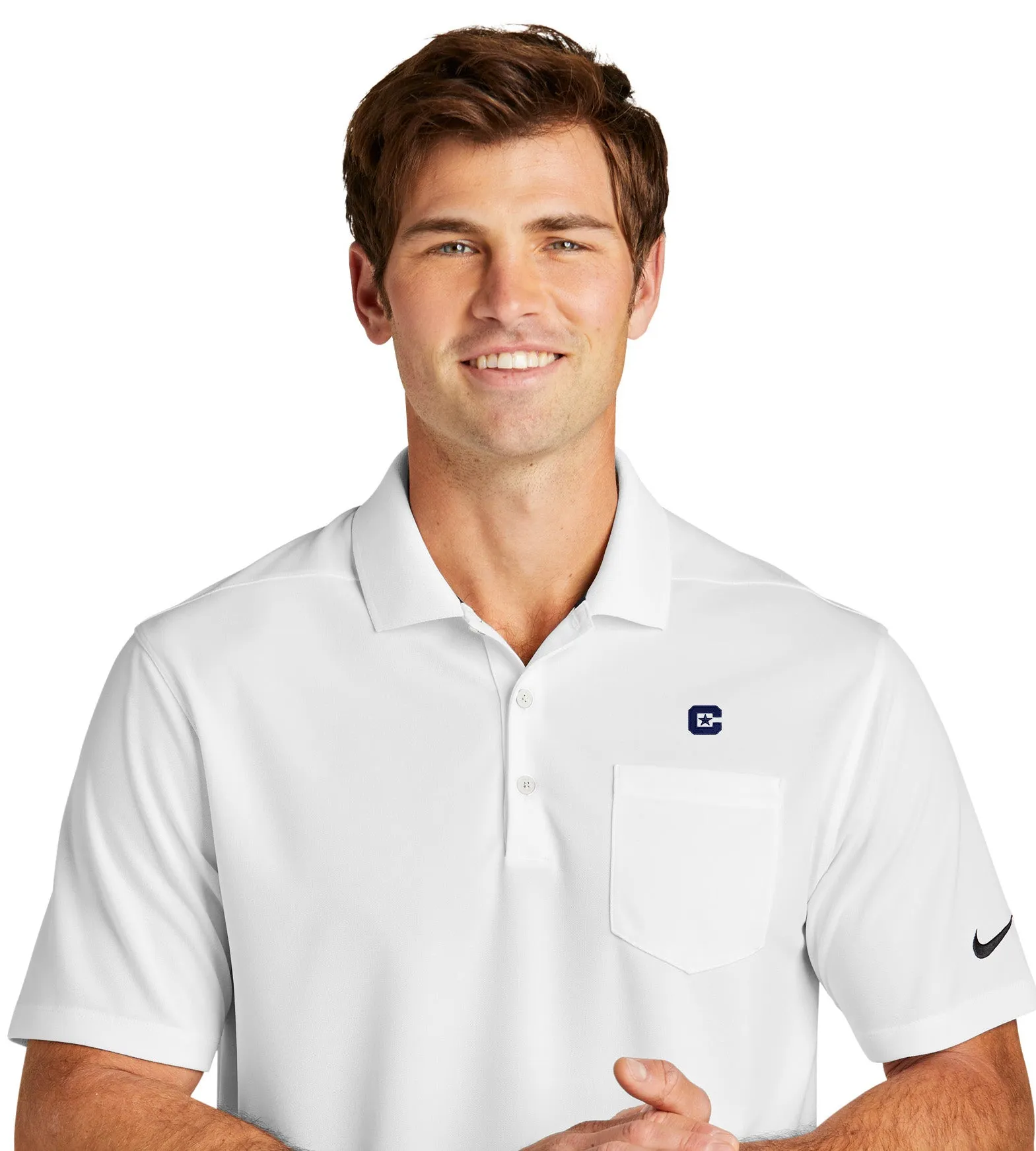 The Citadel C Nike Dri-FIT Micro Pique 2.0 Pocket Polo