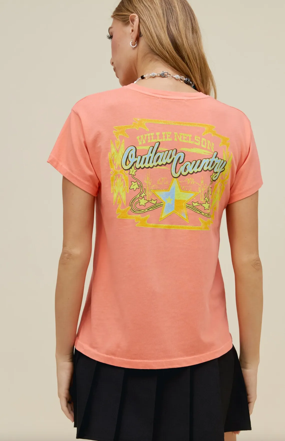 The Willie Nelson Outlaw Country Tour Tee by Daydreamer