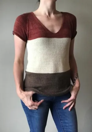 Timelines Tee | Free Knitting Pattern