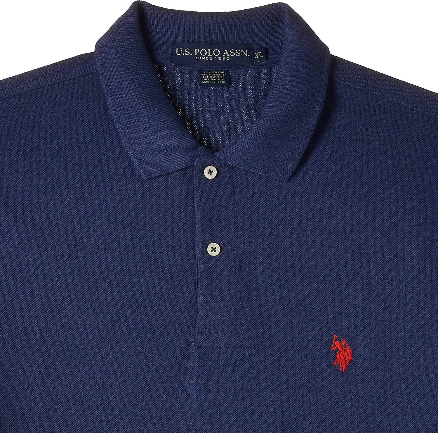 U.S. Polo Assn. Men's Classic Small Pony Solid Polo Shirt