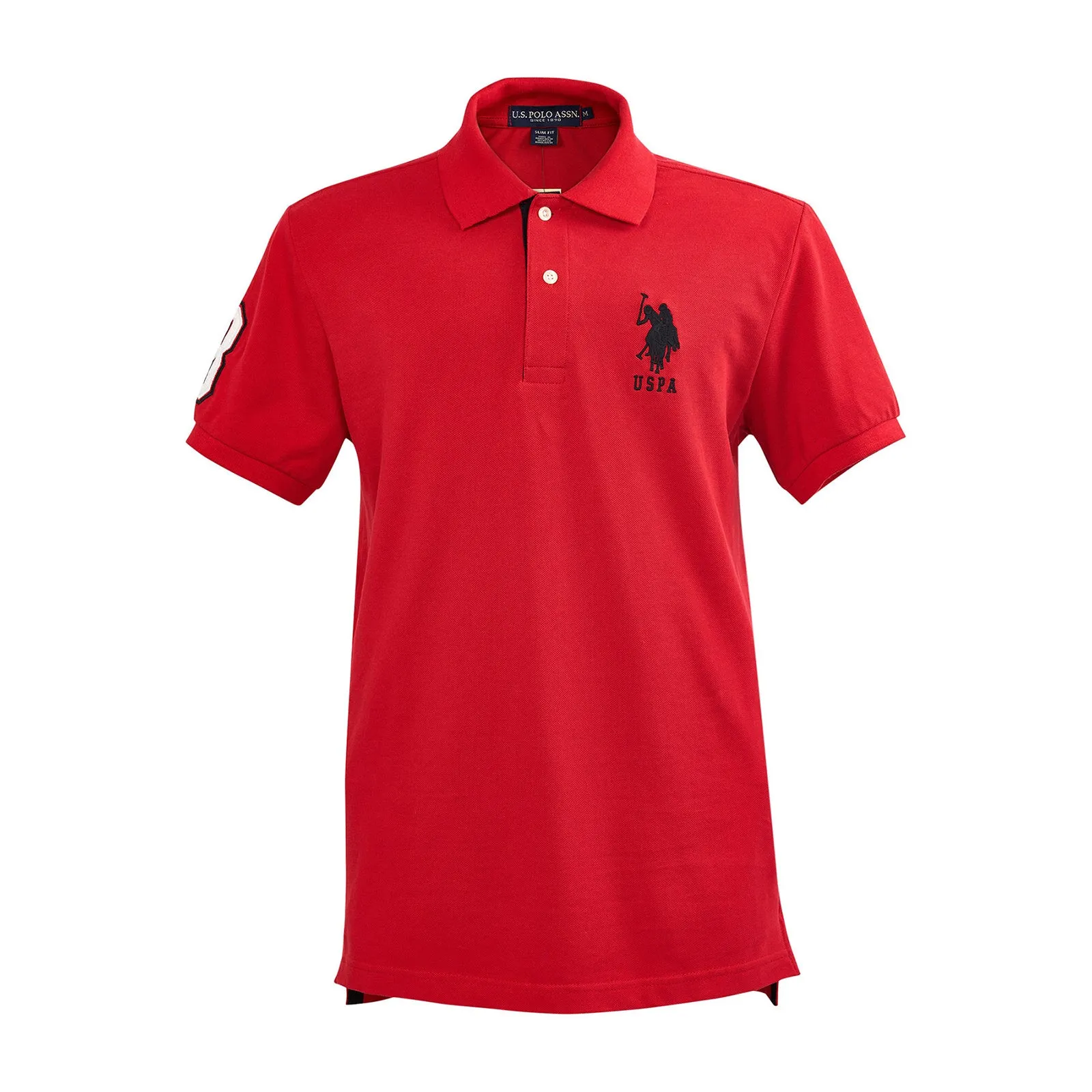 U.S. Polo Assn. Men's Short Sleeve Polo Shirt with Applique