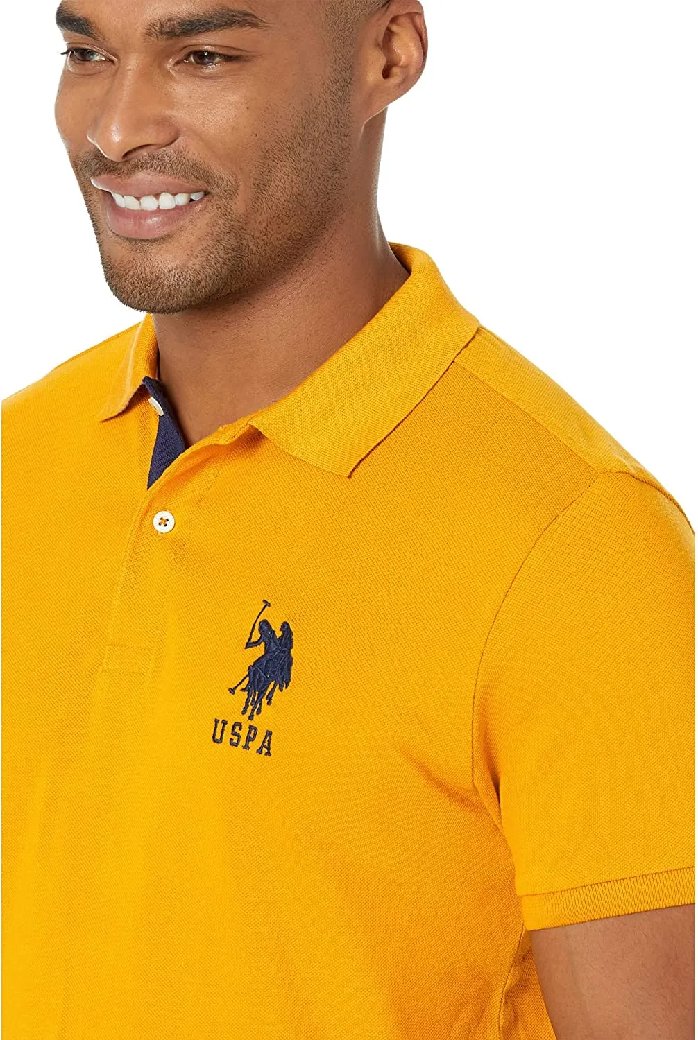 U.S. Polo Assn. Men's Slim Fit Pique Mesh Polo Shirt