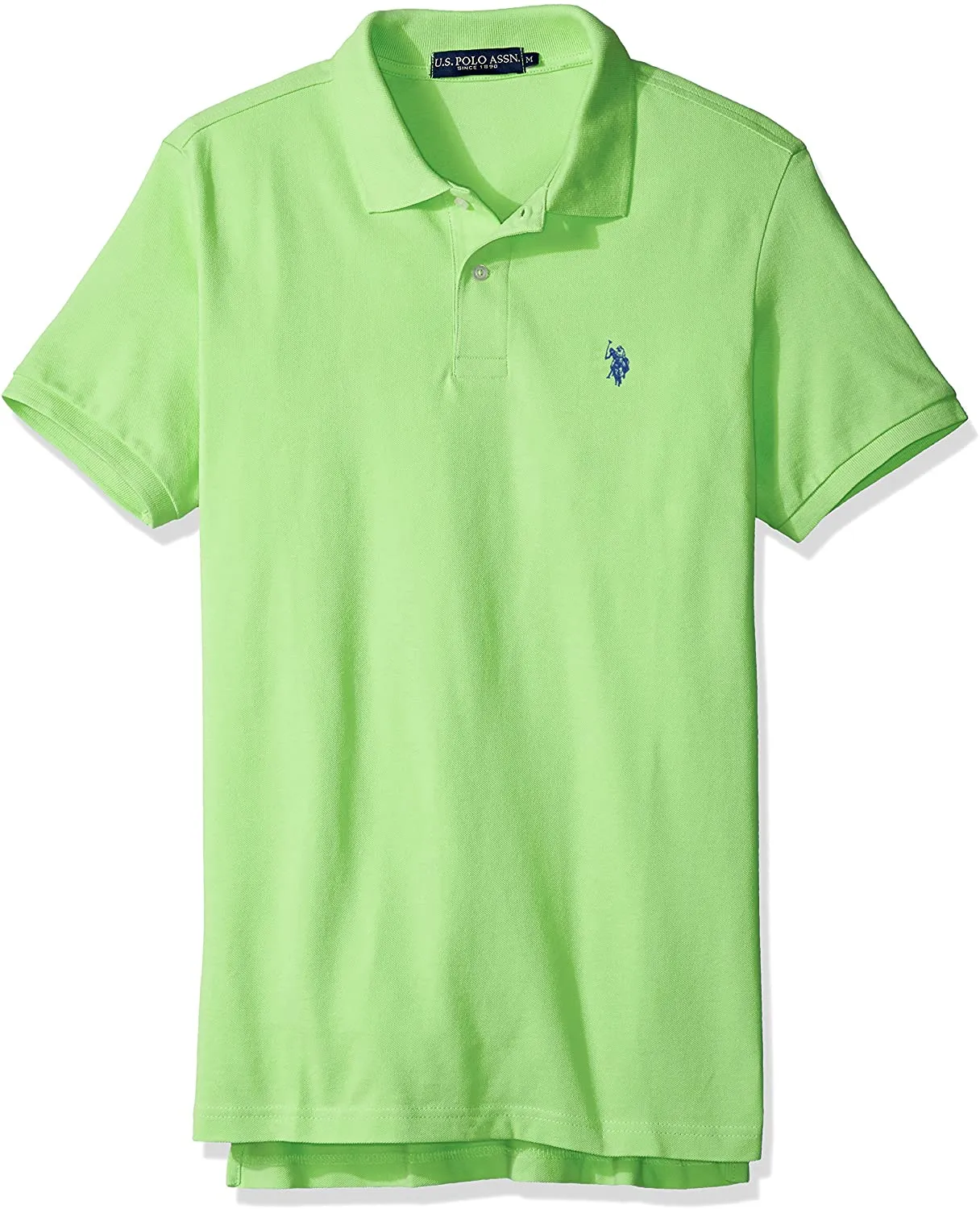 U.S. Polo Assn. Men's Solid Interlock Short-Sleeve Polo Shirt