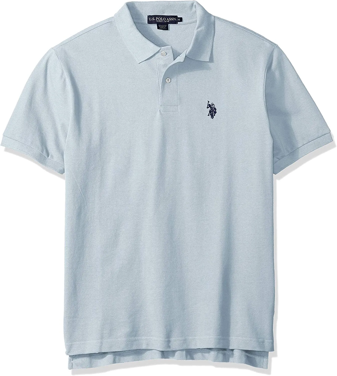 U.S. Polo Assn. Men's Solid Interlock Short-Sleeve Polo Shirt