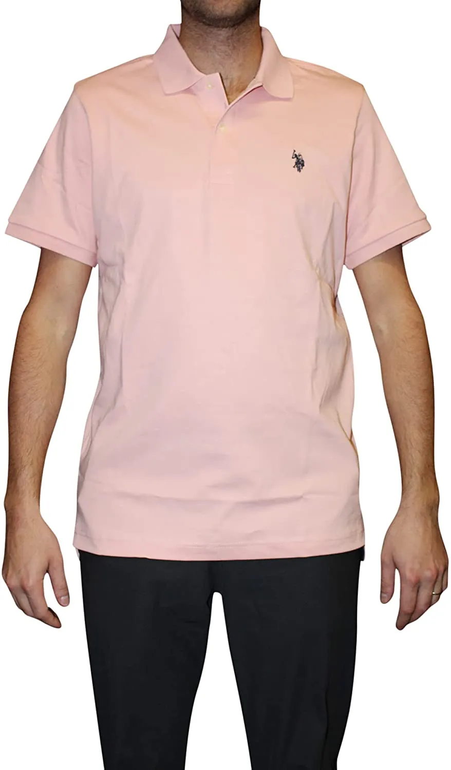 U.S. Polo Assn. Men's Solid Interlock Short-Sleeve Polo Shirt