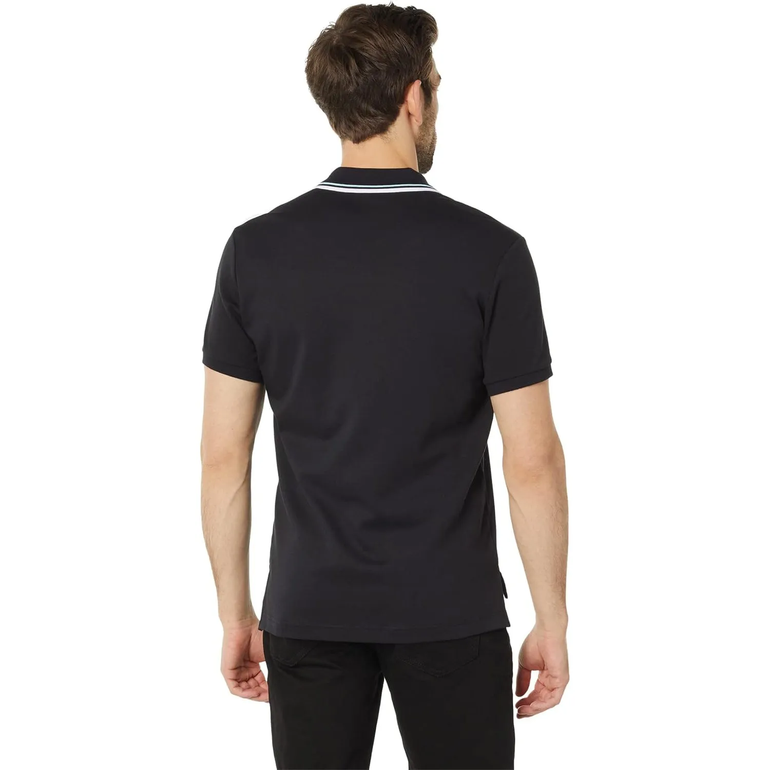 U.S. Polo Assn. Slim Fit Tipped Interlock Knit Polo