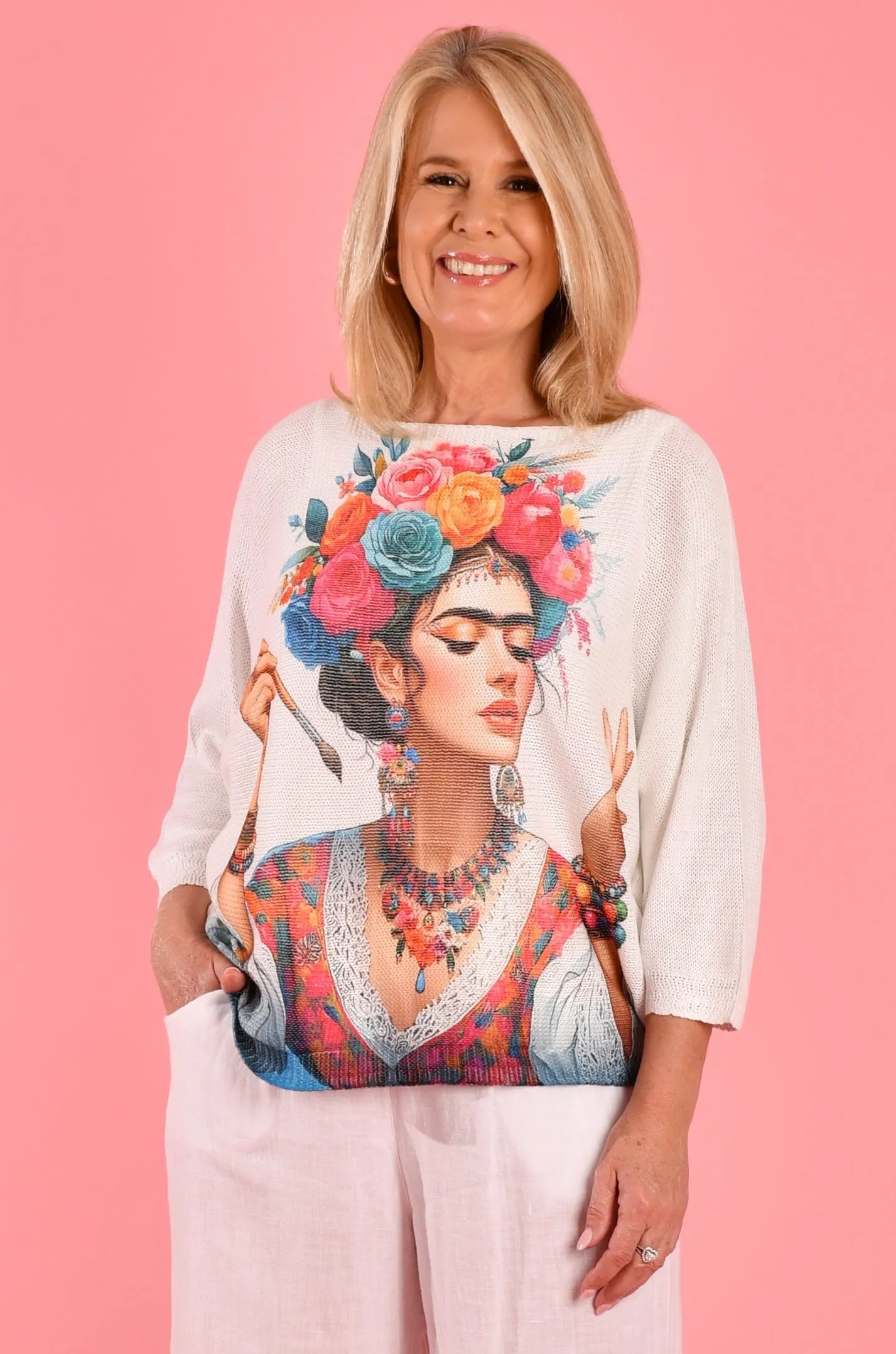 VLST050 (9083) - KNIT TOP - ARTIST FRIDA