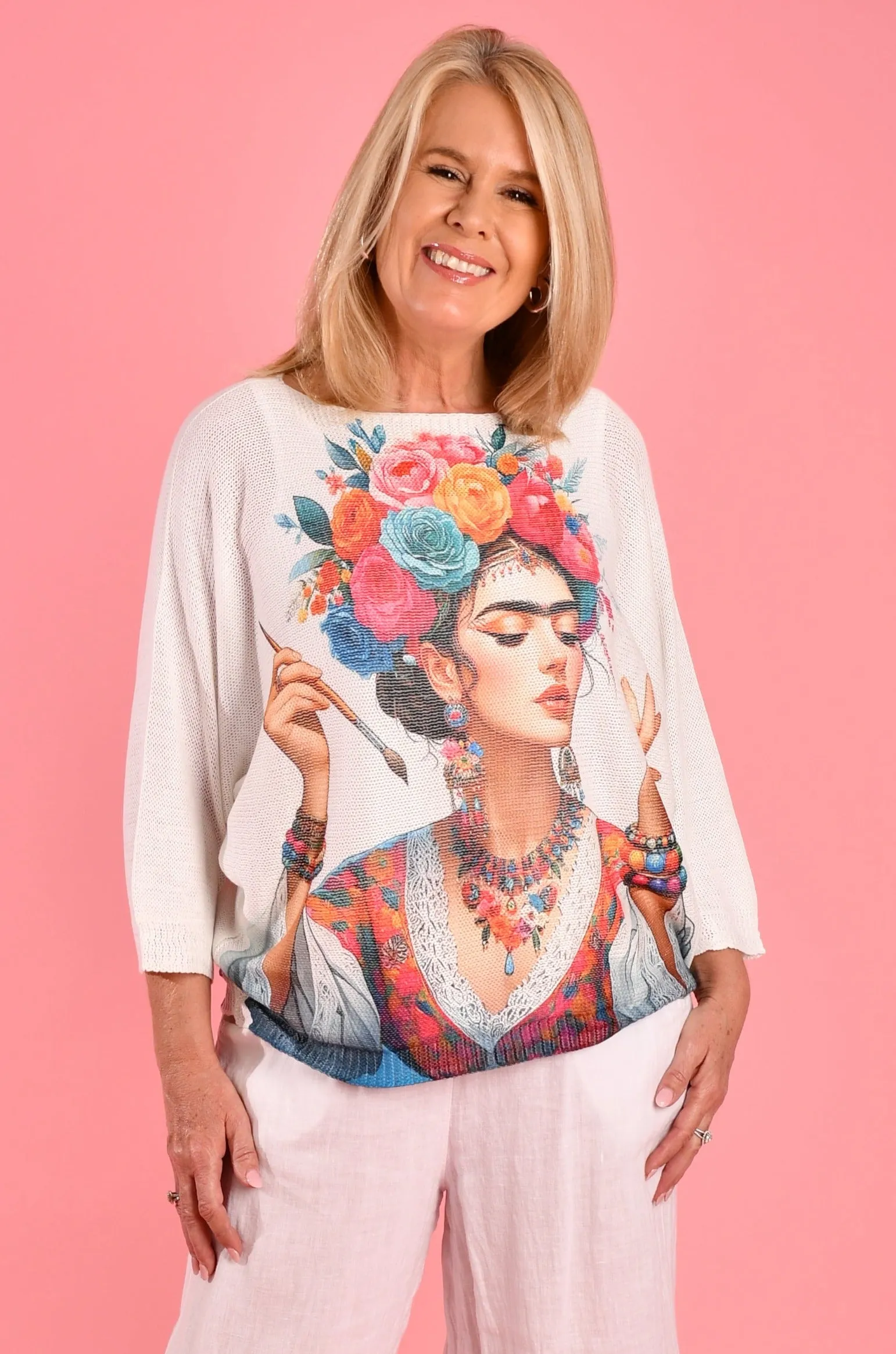 VLST050 (9083) - KNIT TOP - ARTIST FRIDA