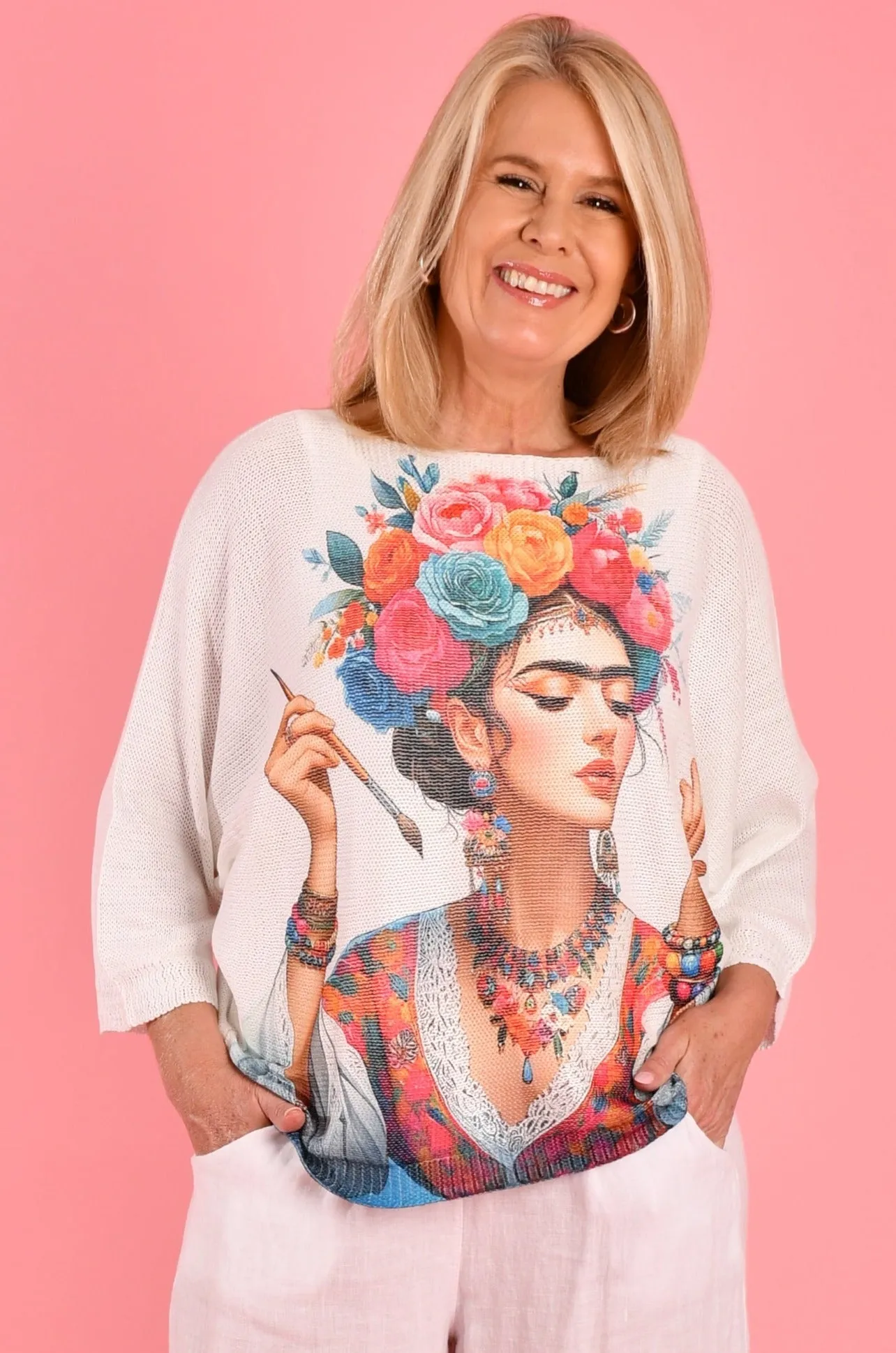 VLST050 (9083) - KNIT TOP - ARTIST FRIDA