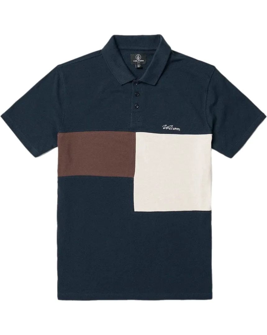 Volcom Stoney Baloney Polo Short Sleeve - Navy