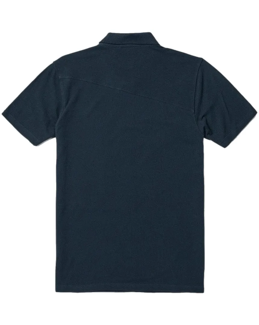 Volcom Stoney Baloney Polo Short Sleeve - Navy