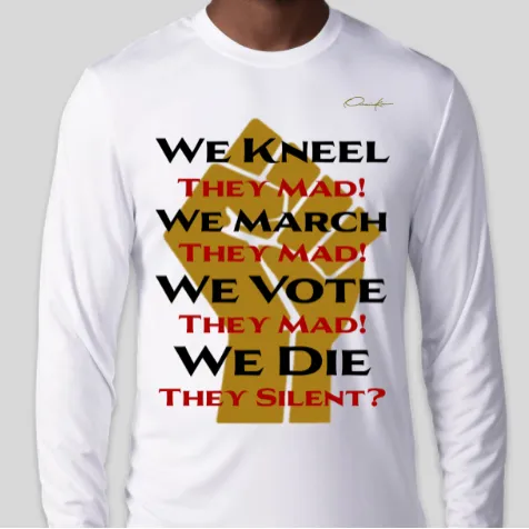 We March, They Mad Long Sleeve Onassis Krown T-Shirt