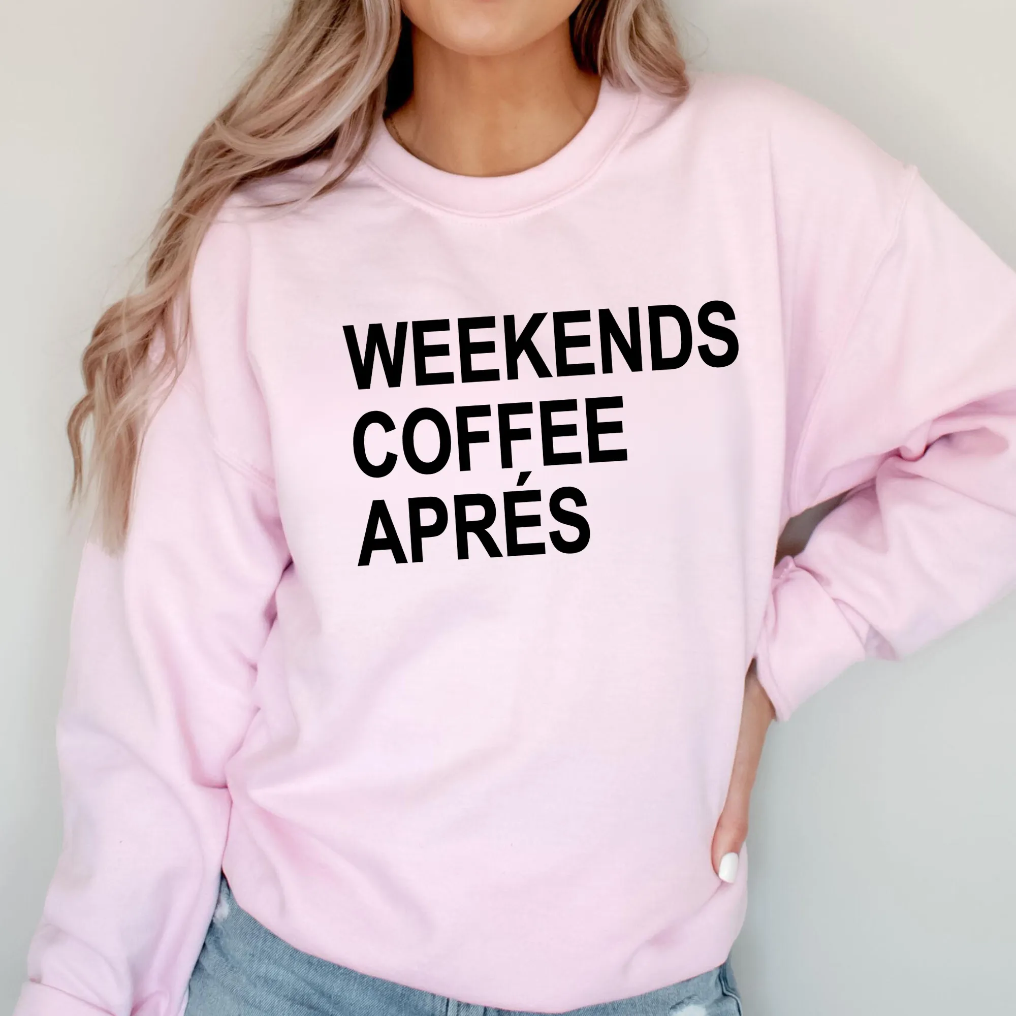 Weekends Coffee Apres Sweatshirt