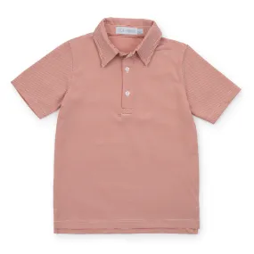 Will Performance Polo- Orange And White Stripes