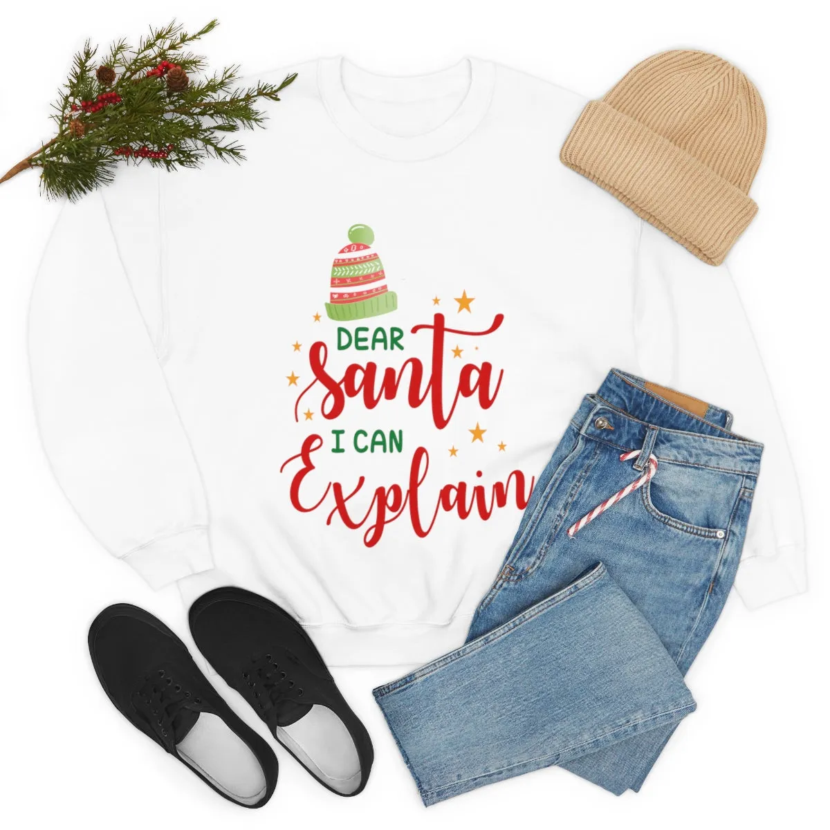 Womens Santa I Can Explain Sweatshirt